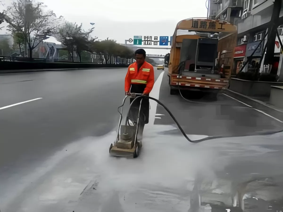 高压水除线施工